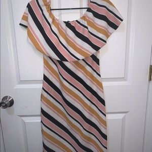Woman’s off shoulder Dress Large